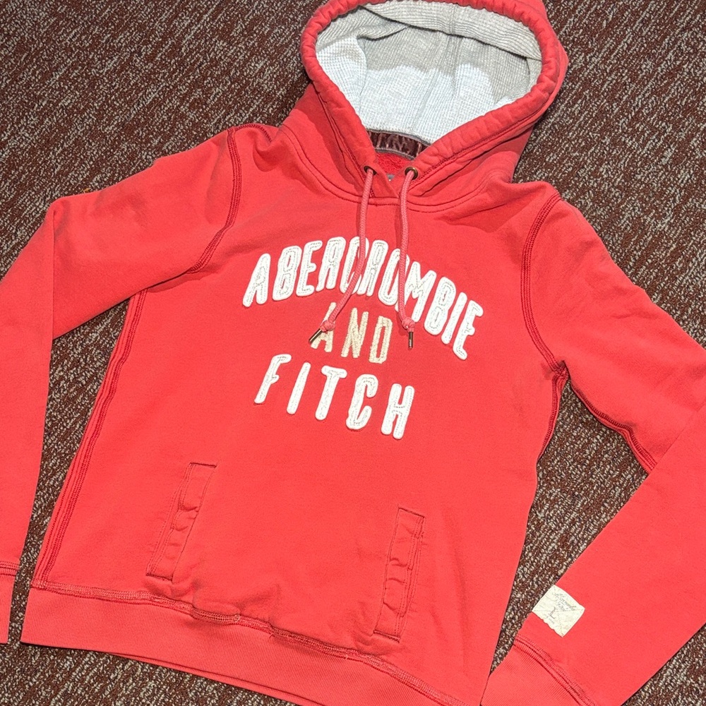 Grail y2k Adirondack hoodie logo women’s large waffle hood fitted sweatshirt LG